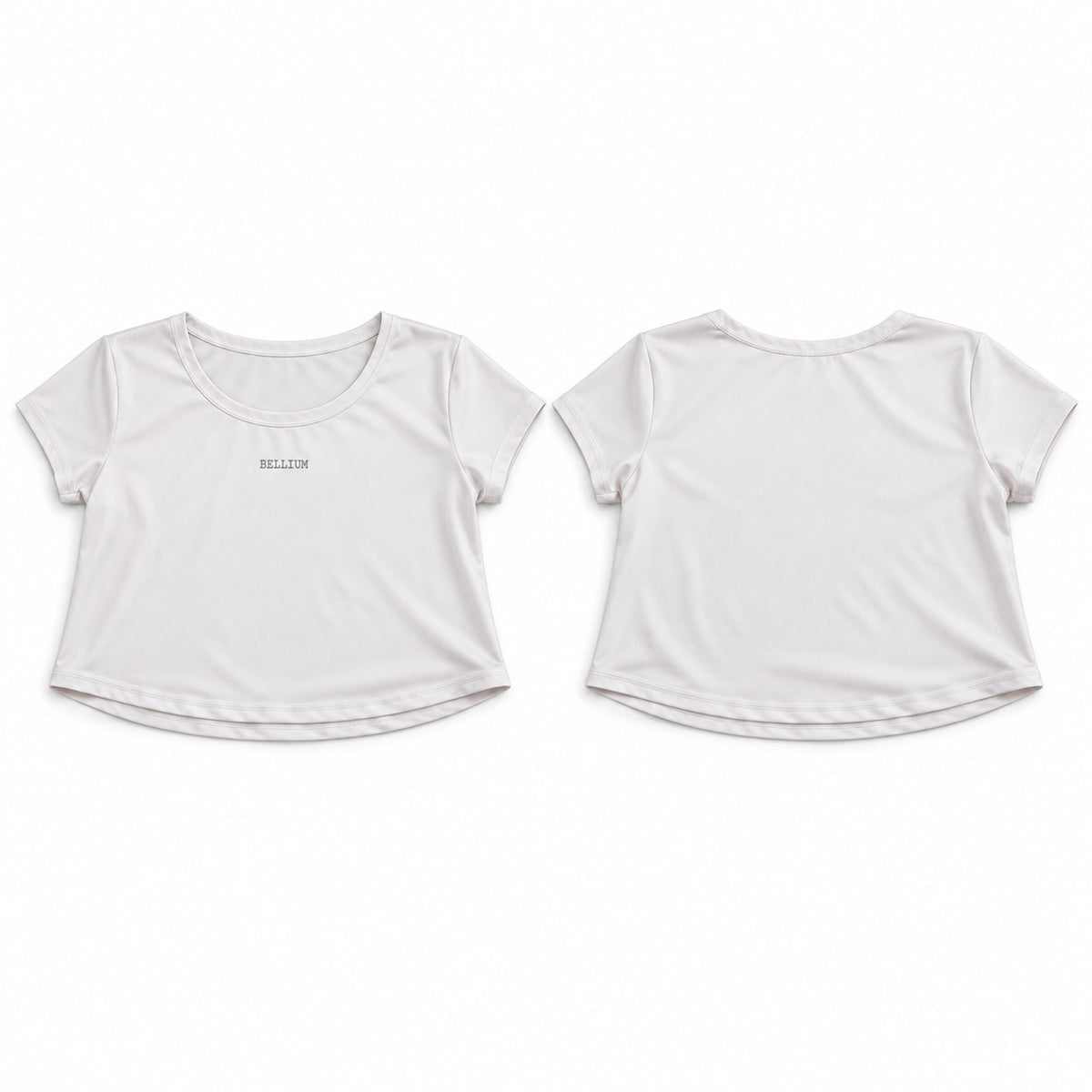Crop top blanco BELLUM, diseño de referencia