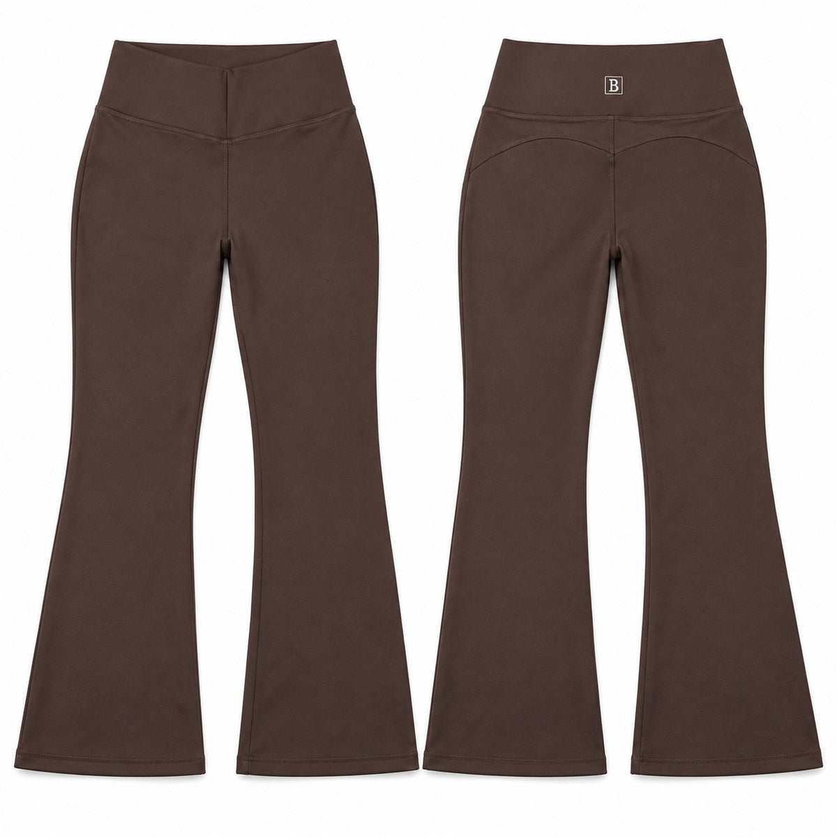 Pantalón sirena marrón mujer BELLUM, diseño de referencia