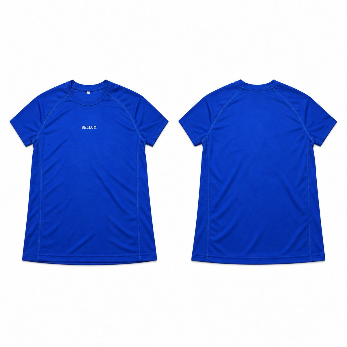 Polo suplex azul hombre BELLUM, diseño de referencia