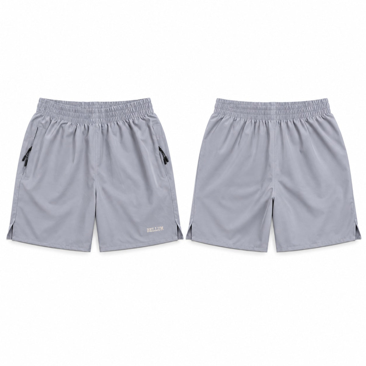 Short V gris hombre BELLUM, diseño de referencia