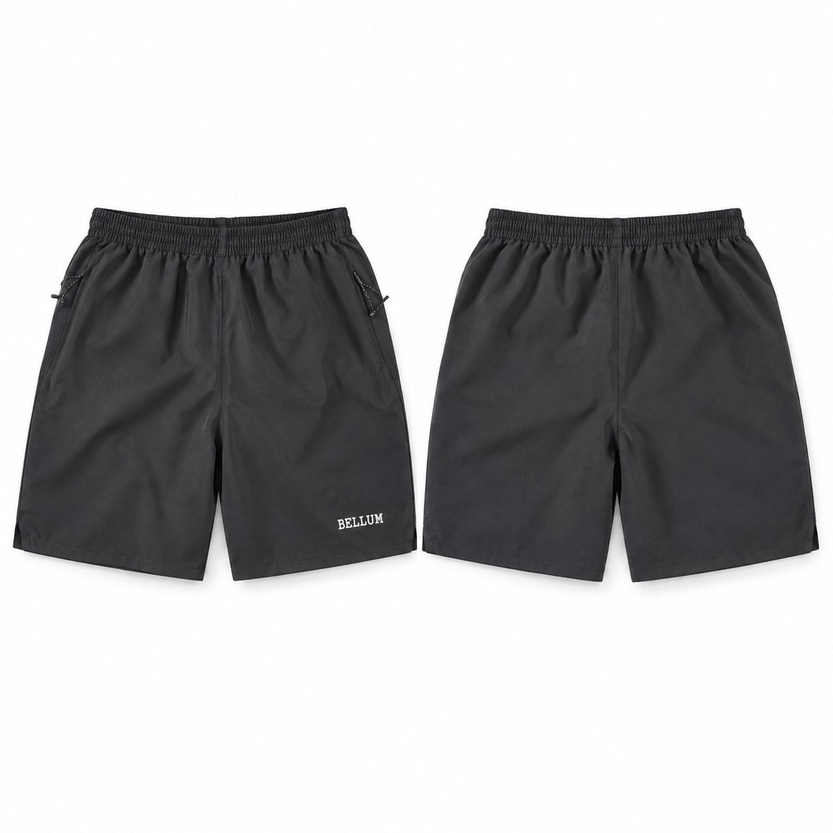 Short V negro hombre BELLUM, diseño de referencia