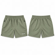 Short V verde oliva claro BELLUM, diseño de referencia